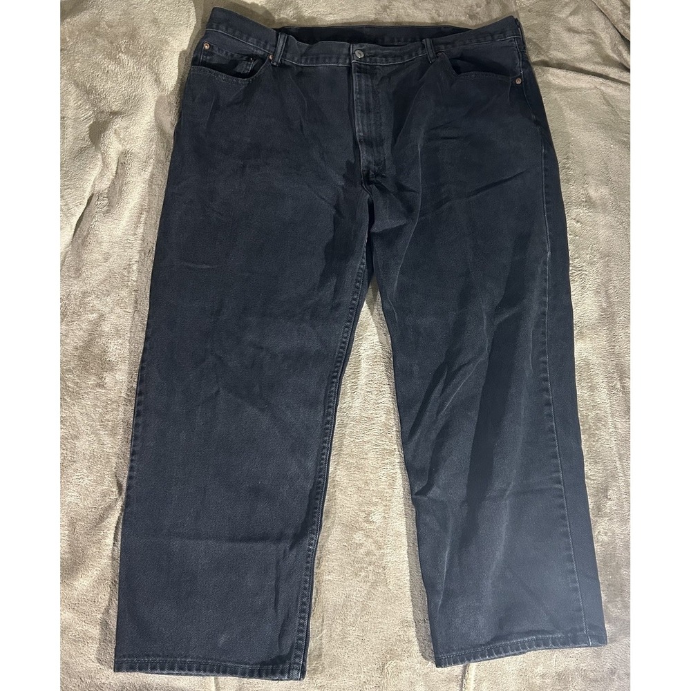 Levi's 550 Relaxed Fit Men's Jeans Big & Tall 46x30 Faded Black
